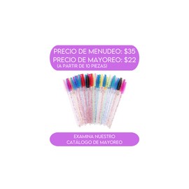 Cepillos Glitter 50 Pzas