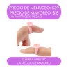 100pzs Anillo Desechable Rosa