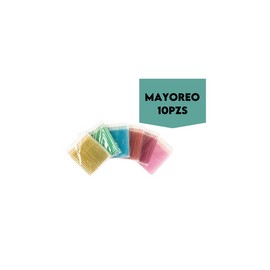 MAYOREO 10 paq con 50pzs Lipbrush Glitter