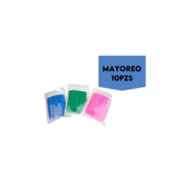 MAYOREO 10 paquetes c/ 100 pzas Microbrsuh Microaplicadores