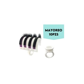 MAYOREO 10 Anillo U Base Para Extensiones  Pestañas