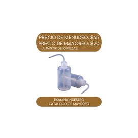 Pipeta / Pizeta para limpiar pestañas 250ml