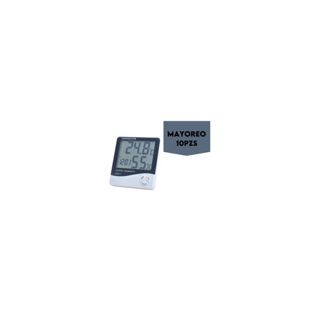 Higrómetro Digital Termómetro Reloj Humedad Temperatura – ABC LASHES