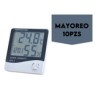 MAYOREO 10 Higrómetro Digital Termómetro Reloj Humedad Temperatura