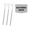 MAYOREO 10 Espejo  Comprobación Acero Inoxidable